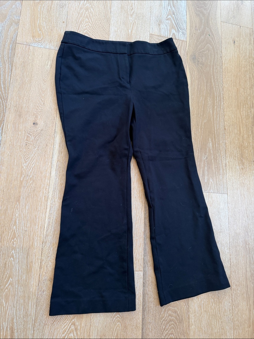 Talbots Petite Black Ponte Knit Pants Size 14P